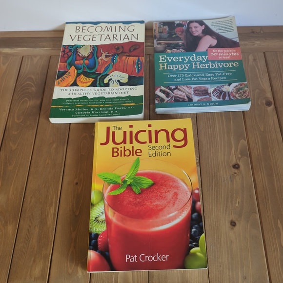 Vegetarian Juicing Nutrition Health Recipe Cookbooks - Picture 1 of 6